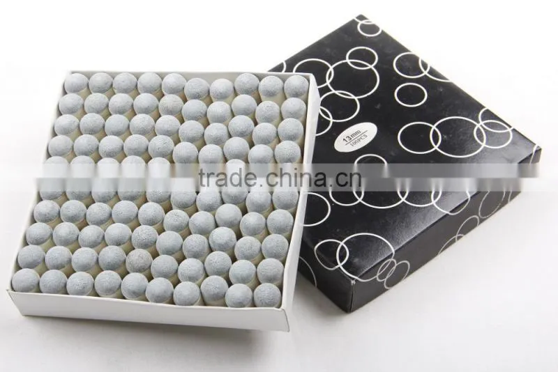 Wholesale 100 pcs push on snooker billiard pool cue tips 10mm