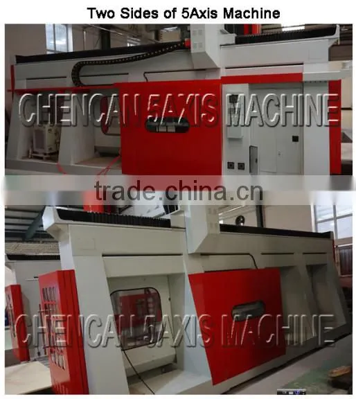 Jinan 5Axis Foam&Wood Mold Carving/Engraving CNC Machine CNC Router for Sales