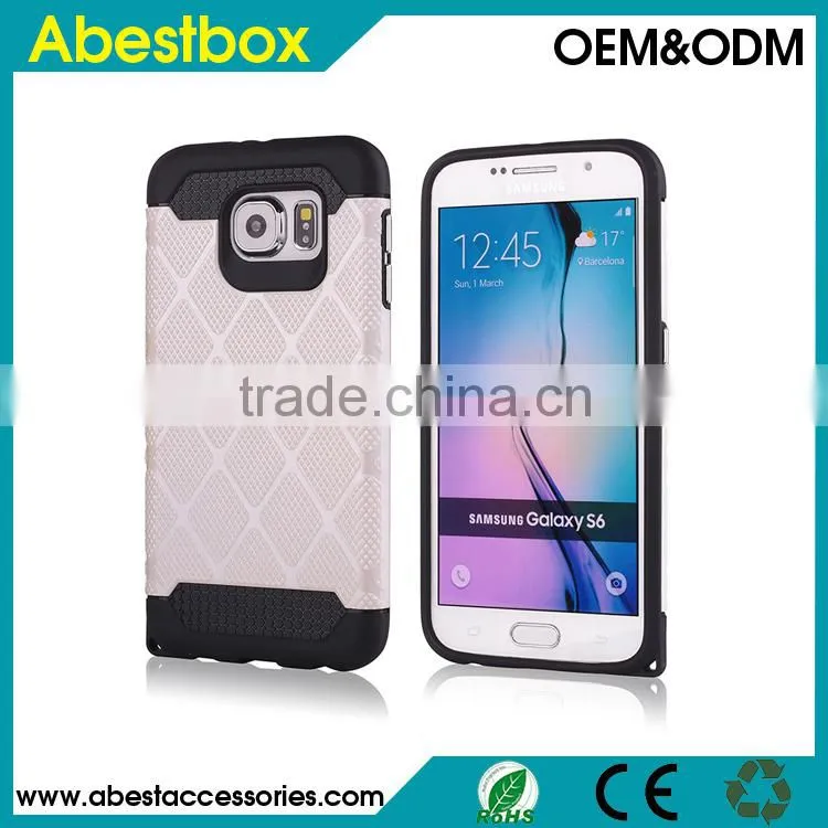 Tough Armor Mesh Plastic + TPU Combination Case for Samsung Galaxy S6 G920
