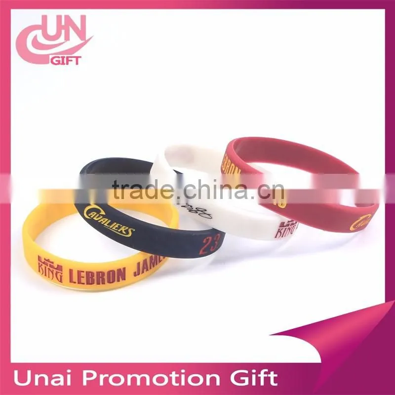 Wholesale silicone bracelet print logo manufacturer #F-874