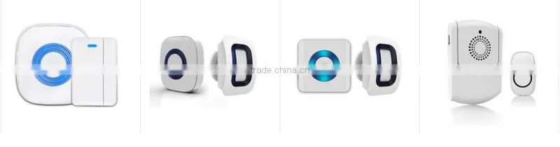 Motion actived door chime wireless US AU UK style with magnetic sensor 110 *40 detection zone portable door chime