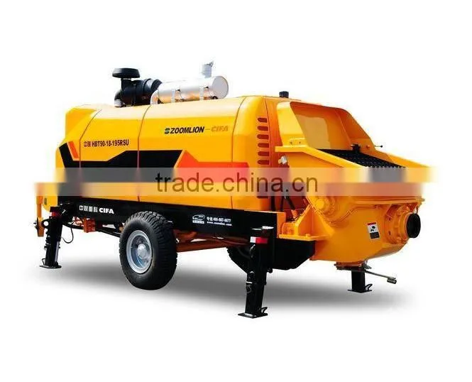 China famous motor engine truck mounted zoomlion concrete pump