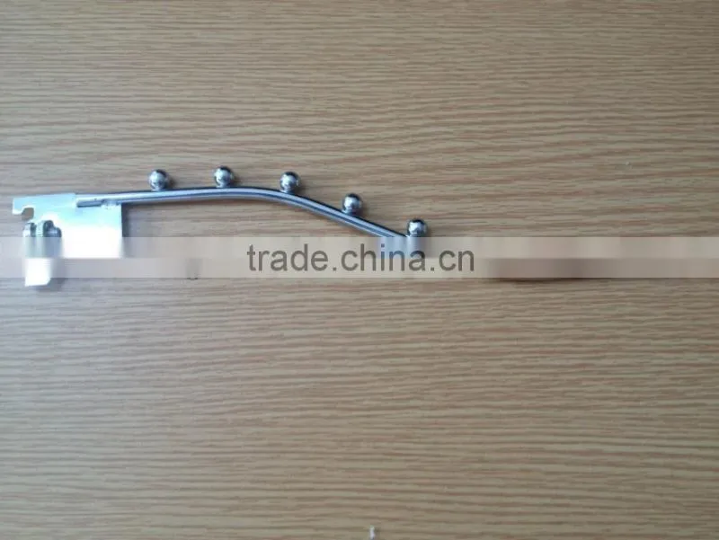 Ideal and Convenient store equipment for clothing shops/Slatwall 7-ball/pin waterfalls