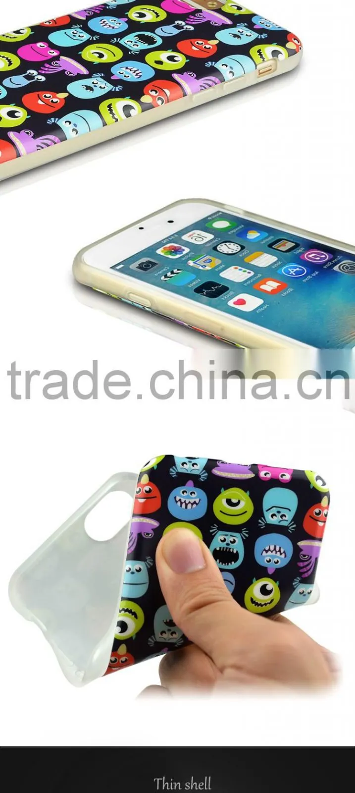 TPU IMD Cover Case for iPhone 6s & 6s plus