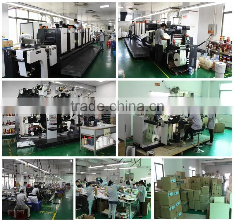 Custom high quality and cheap fruit can bottle sticker printing adhesive labels stickers