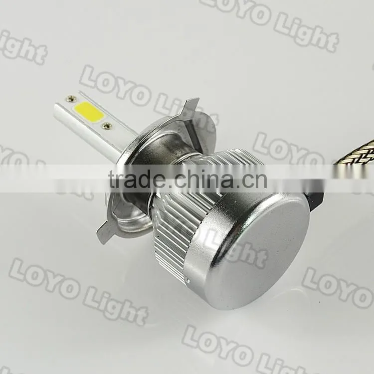without fans auto led headlight C1 COB led headlight for cars H4 H13 9004 9007