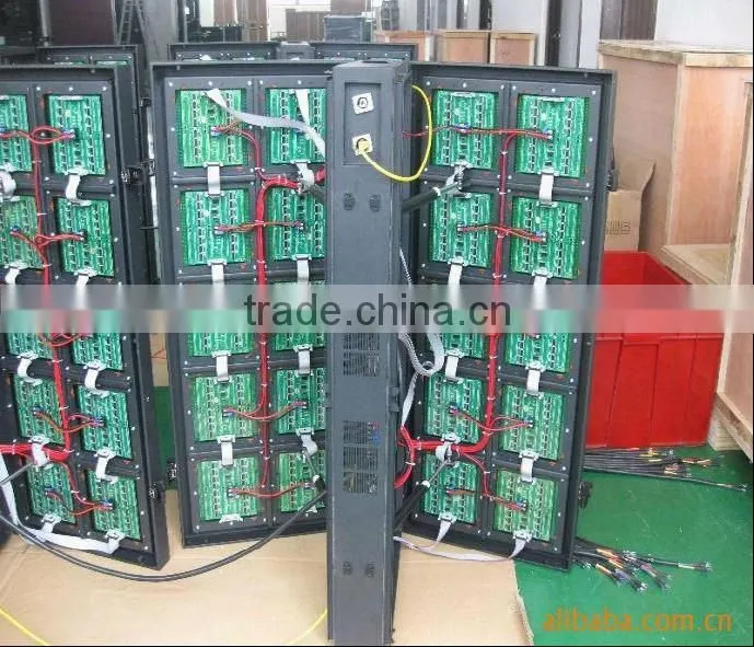 PH10 two face led scrolling program display billboard, double sided outdoor scrolling led sign