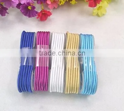 Usb braided cable 10ft Nylon Iron Shell USB Cable for V8 android data cable