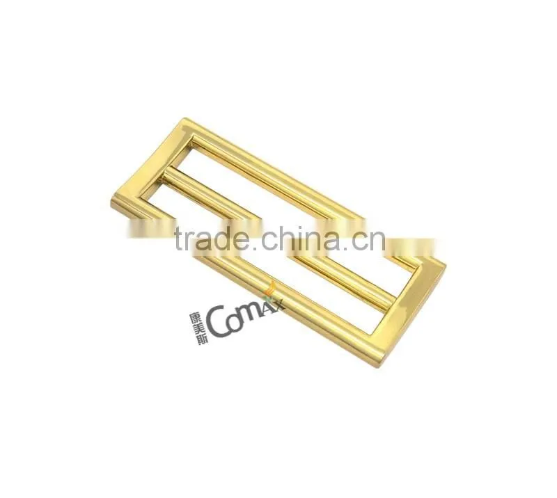 Gold Tri-Glide Adjustable Metal Buckle For Handbags