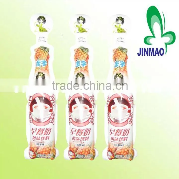 Flexible clear drink stand up spout pouch