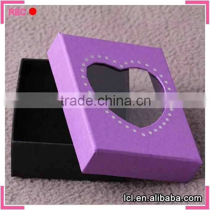 Luxury paper box with lid, cheap paper box for jewelry