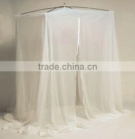 Folded square Mosquito Net ( Square top with lace edge )