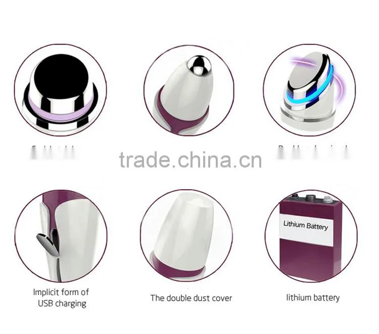 handheld LED light therapy lamp EMS skin tightening treatment facial machine