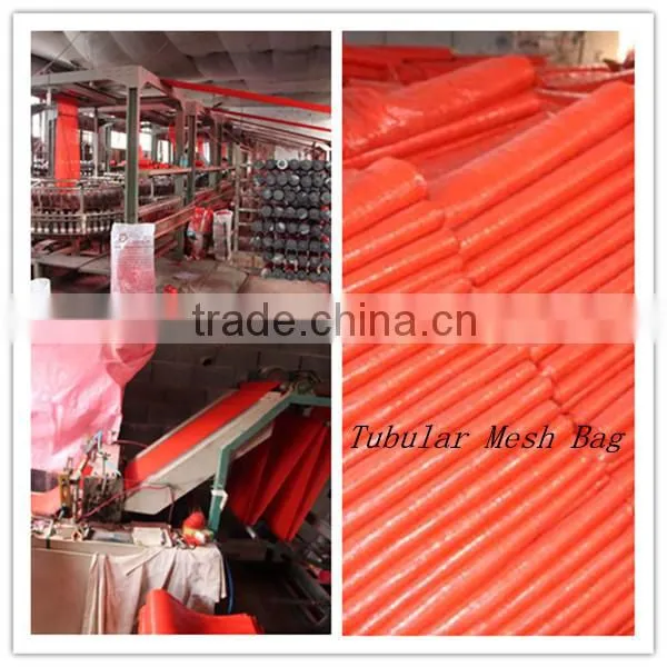 tubular PP mesh bag for packing onion and potato