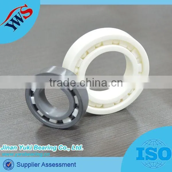 high speed high working temperature hybrid ceramic ball bearing 6201