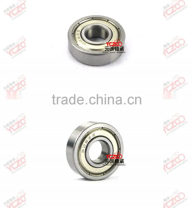 YCZCO excellent 9*24*7 mm 609zz deep groove ball bearing