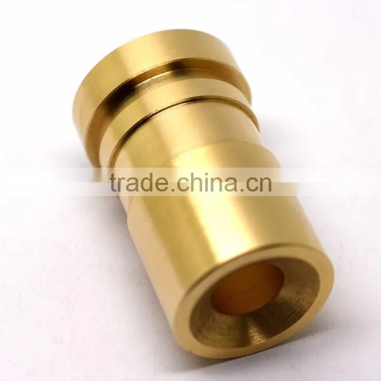 Customized high precision cnc turning machining brass tube/pipe