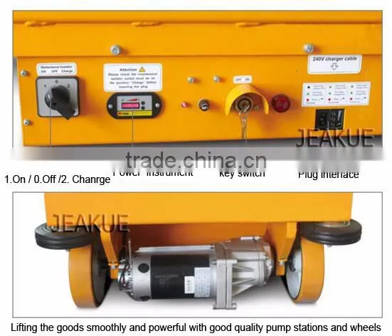 500kg Movable Electric Lifting elevator