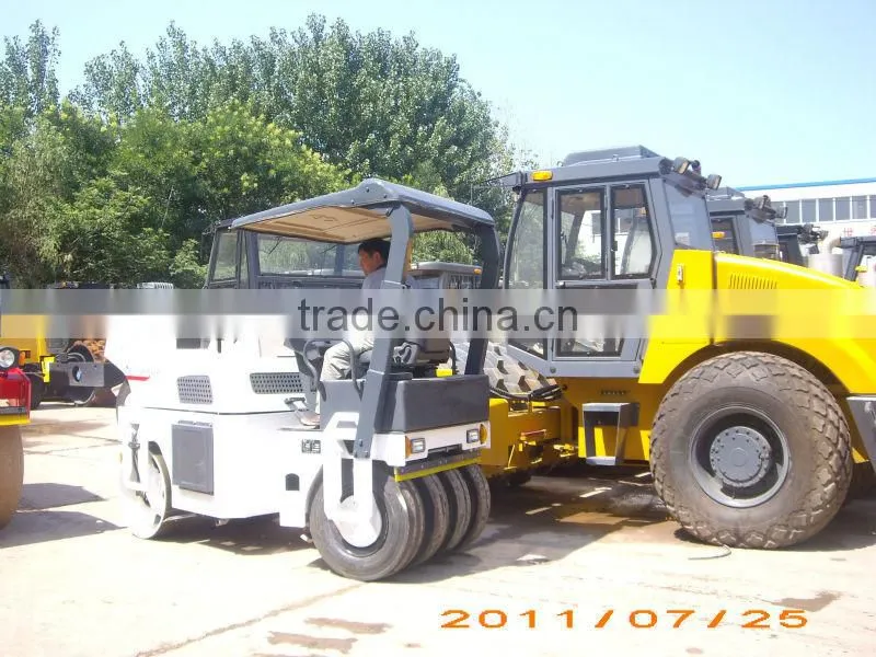Small working mass tire combined vibratory roller QLNC3PB widely used in diffrent environment in low price for sale