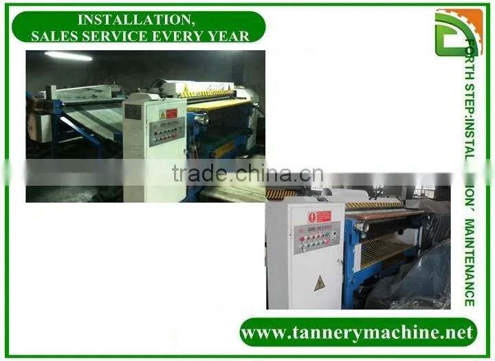 dry or wet leather buffing machine for tannery process buffing