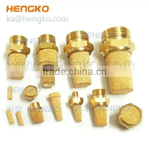 Sintered brass ss air pneumatic muffler