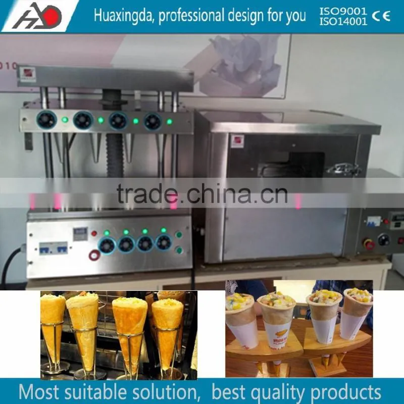 automatic pizza cone making machine