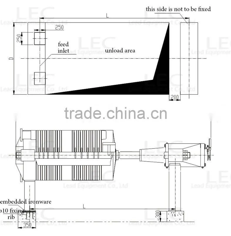 PLC hydraulic oil hydraulic filter press machine
