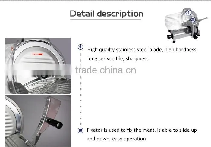 Restaurant Table Top Style Cooks Meat Slicer/Manual Meat Slicer/Mini Meat Slicer