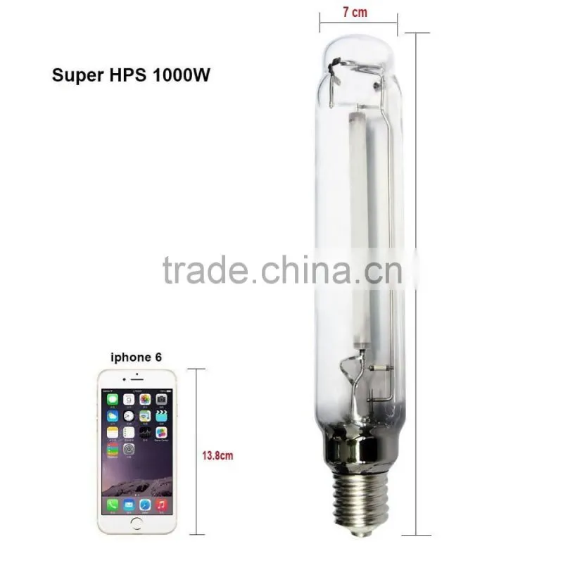 1000W Hydroponic HPS grow light bulb grow lamp/ Super HPS Flowering Light Bulb Dual Spectrum Hydroponics E40 Bulb HPS Sodium