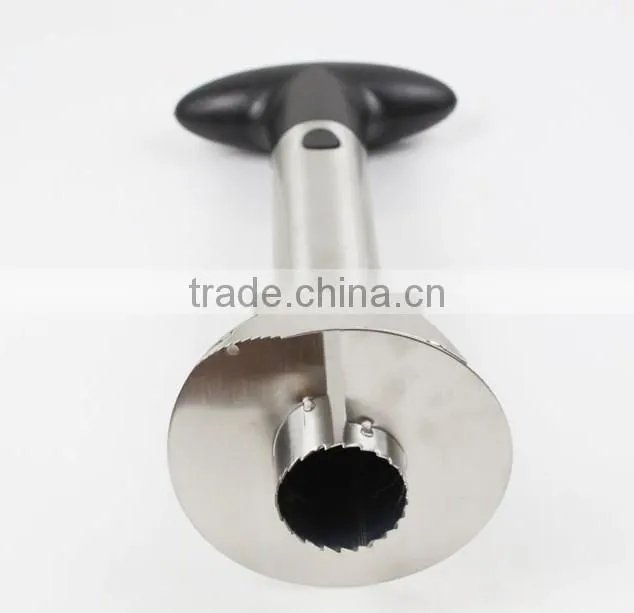 Easy Tool Stainless Steel Fruit Pineapple Corer Slicer Peeler Cut