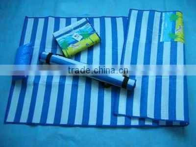 PP Beach Mats with high quality/PP woven beach mat/camping Picnic Mat