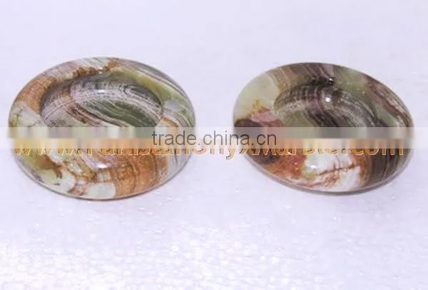 PAKISTAN FACTORY MADE ONYX CIGARETTE ASHTRAY HANDICRAFTS