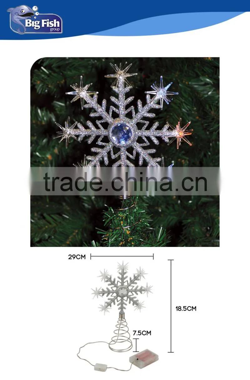 battery operated color changing LED star-shaped light