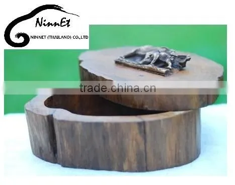 Wood Carved Elephant from Thailand