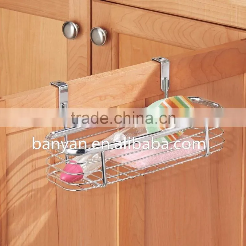 Metal Storage Organizer Basket Over the Cabinet Door Storage Basket