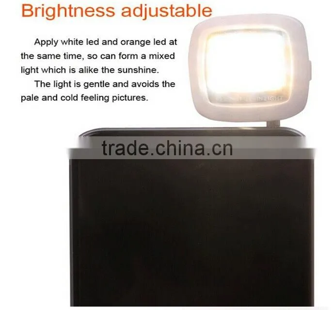 2015 Newest Wholesale portable 3.5mm Audio Jack Fill Light LED Flashlight for Mobile Phone
