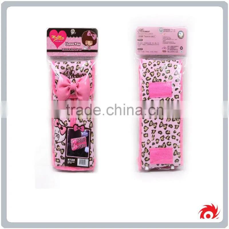 Leopard pattern Car Sun Visor Seat Back Bracket Auto Tissue Box Holder