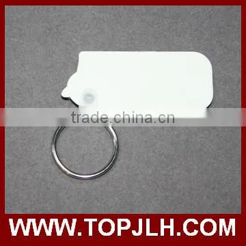 2017 Hot sell custom printed key ring/blank MDF key chain for sublimation