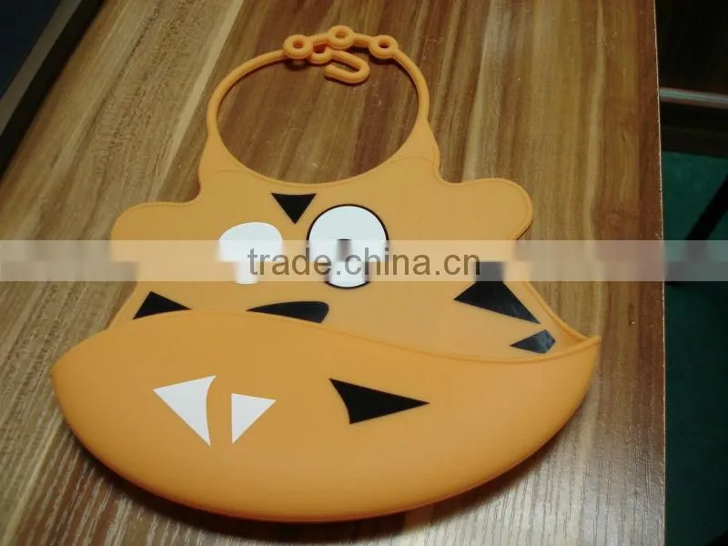 Food Grade Various Animal Design Silicone Baby Bib