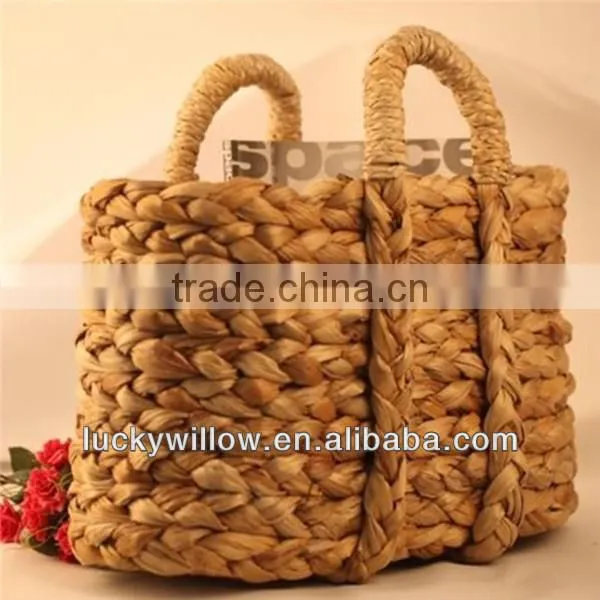 2014 new product corn husk weave bags with handles