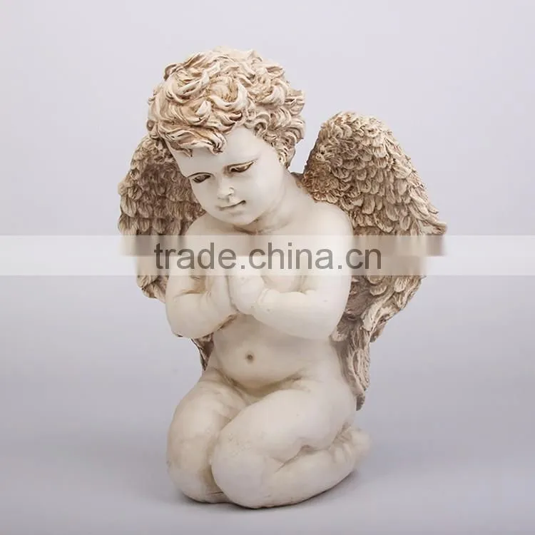 Custom guardian angel baby statue factory