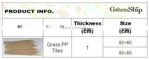 UV resistant fireproof Synthetic Thatch Straw Roofing