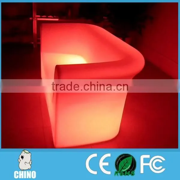 Comfortable led bar sofa nice and luxury big lounge sofa