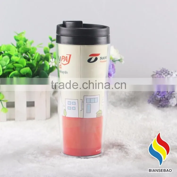 BPA free wholesale cheap diy tumbler with paper insert