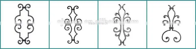 ornamental Cast Iron Spear Point Finial for decorative fence