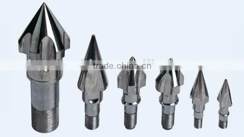 Injection screw and barrel of injection moulding machine parts with end caps, nozzel, seats and rings etc.