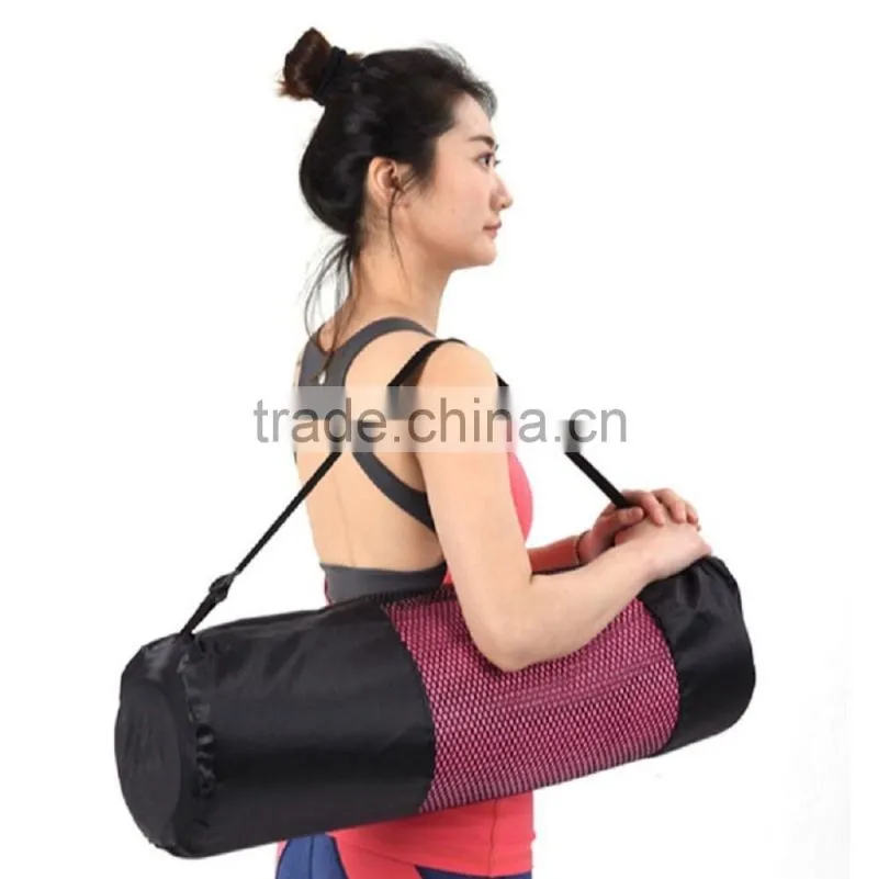 Adjustable Strap Nylon Mat Bag Carrier Mesh For Yoga Gym Fitness Exercise Sports(Z-YG-005)