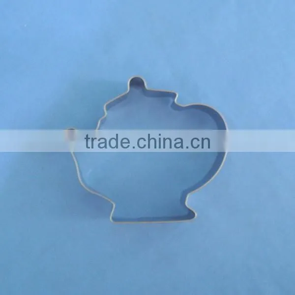 Stainless Steel Teapot shap Cookie Cutter