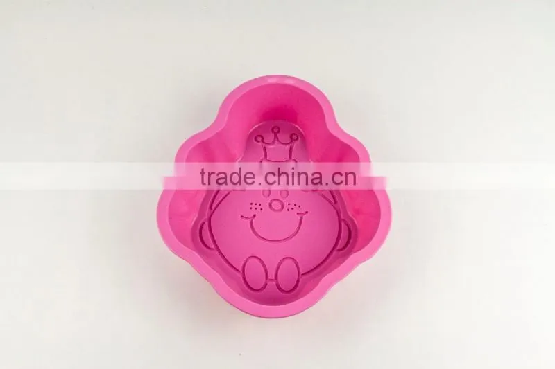 11198 Imperial crown shape cake decorating silicone fondant mold