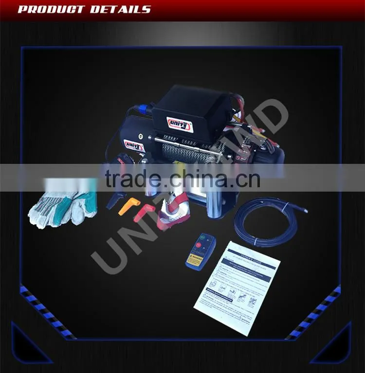Unity professonal in OEM Brand New High Qaulity EW13500I Wireless control and Fairlead UNIVERSAL electric worm gear winch